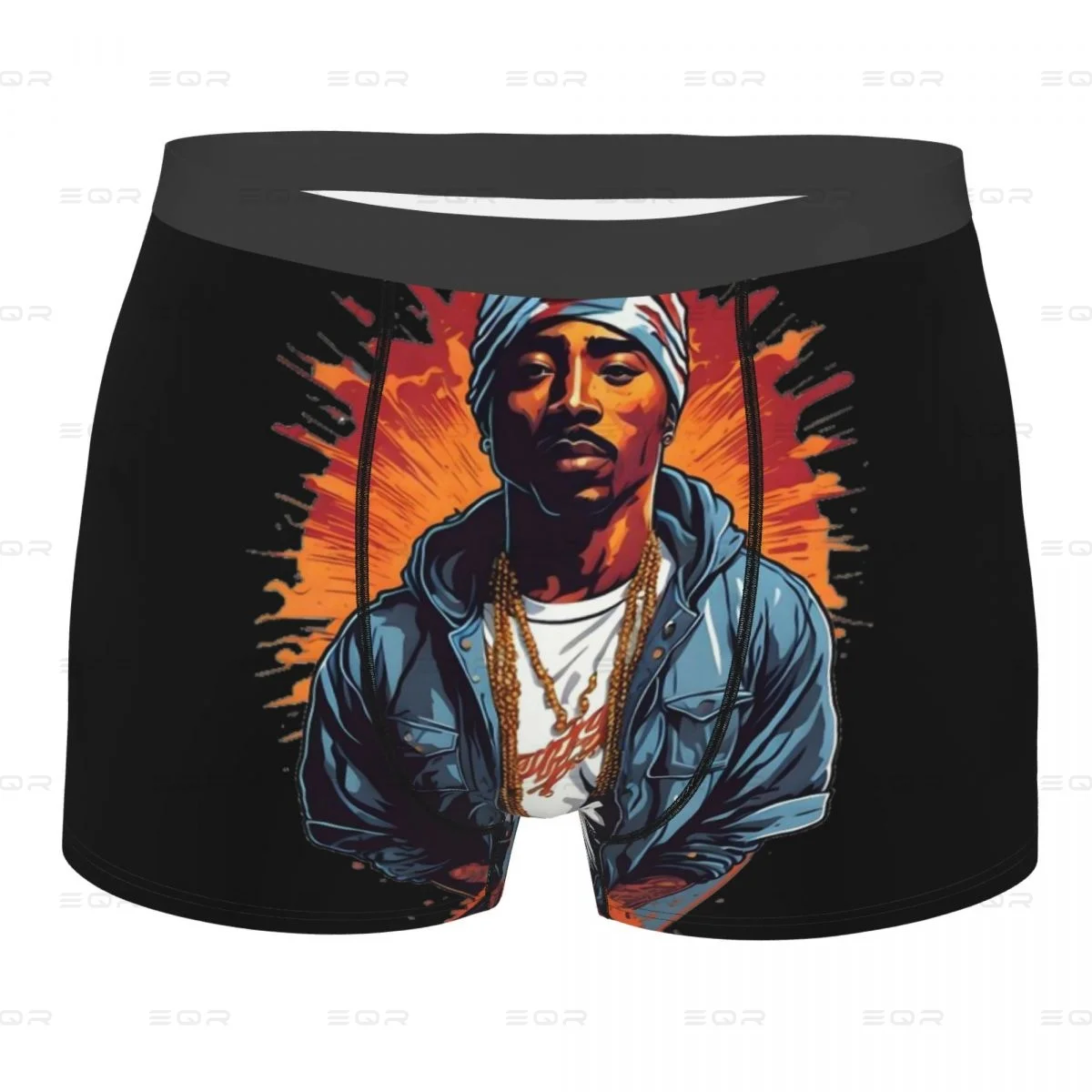 Трусы-боксеры rapper tupac мужские