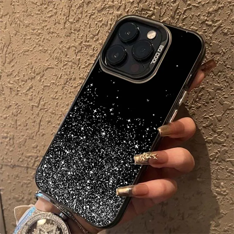 Чехол для телефона с узором «темное звездное небо» для iphone 16