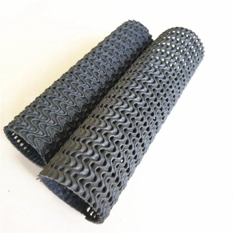 Изогнутая сетчатая дренажная труба жесткого типа - черная дренажная труба