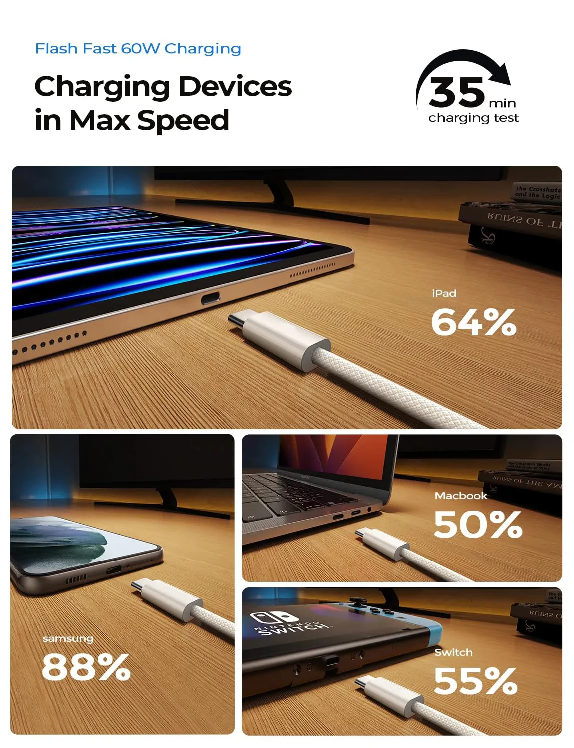 Оригинальное быстрое зарядное устройство pd 60 вт - Фотография_6