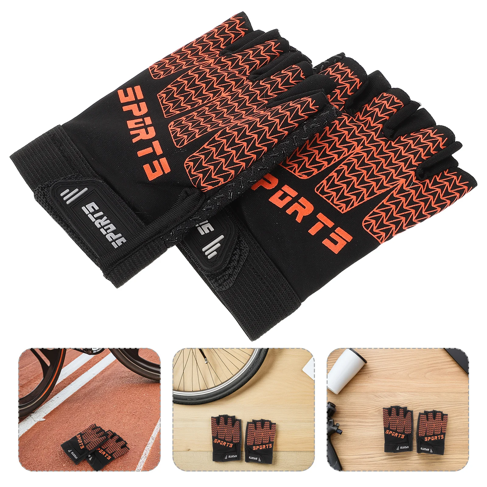 1 пара велосипедных перчаток