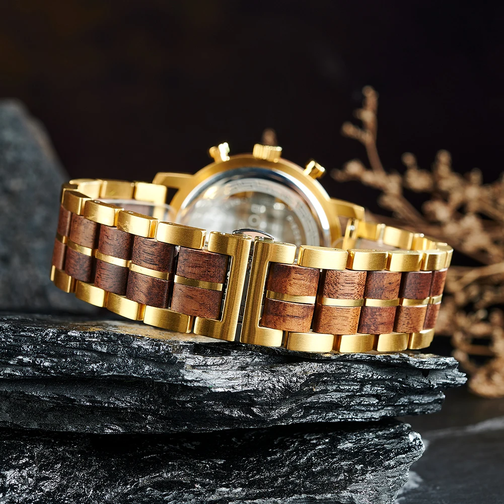 Часы мужские деревянные кварцевые - Фотография_4