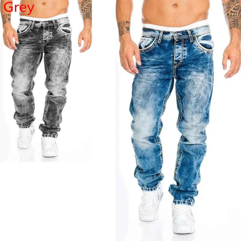 Мужские черные джинсы slim fit - Фотография_6