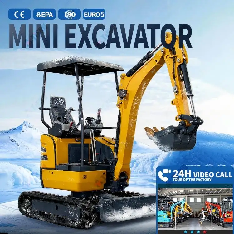 Небольшой индивидуальный экскаватор