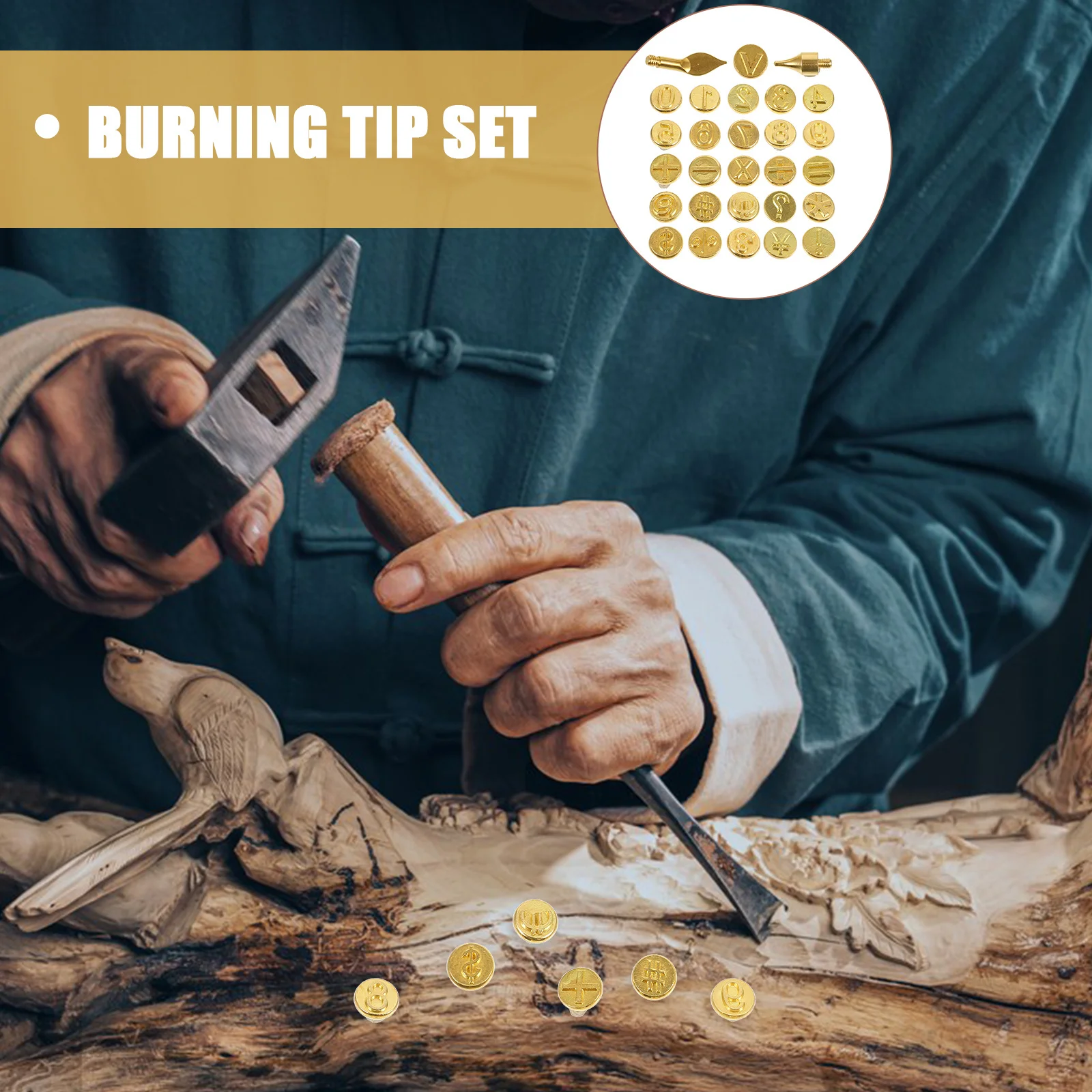 1 комплект, набор горящих наконечников для деревообработки - Фотография_4