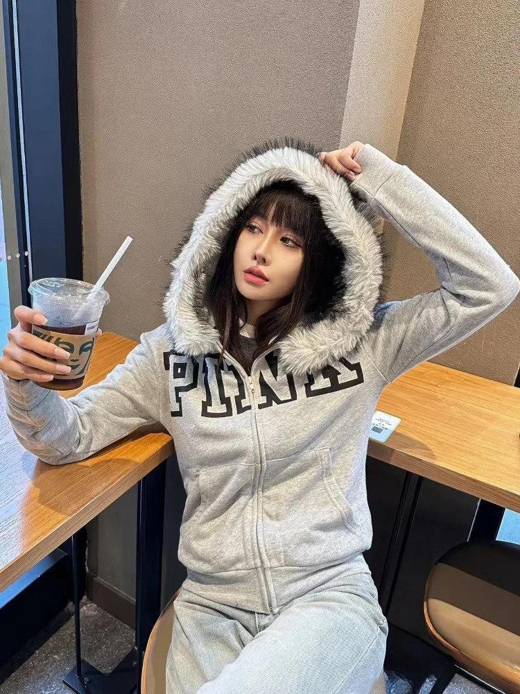 Зимние эстетические модные пальто y2k - Фотография_6