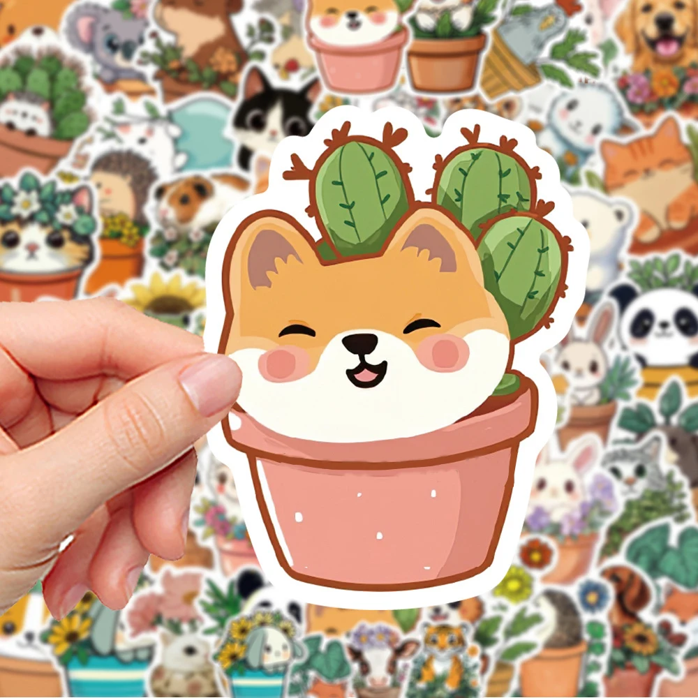 Милый цветочный горшок