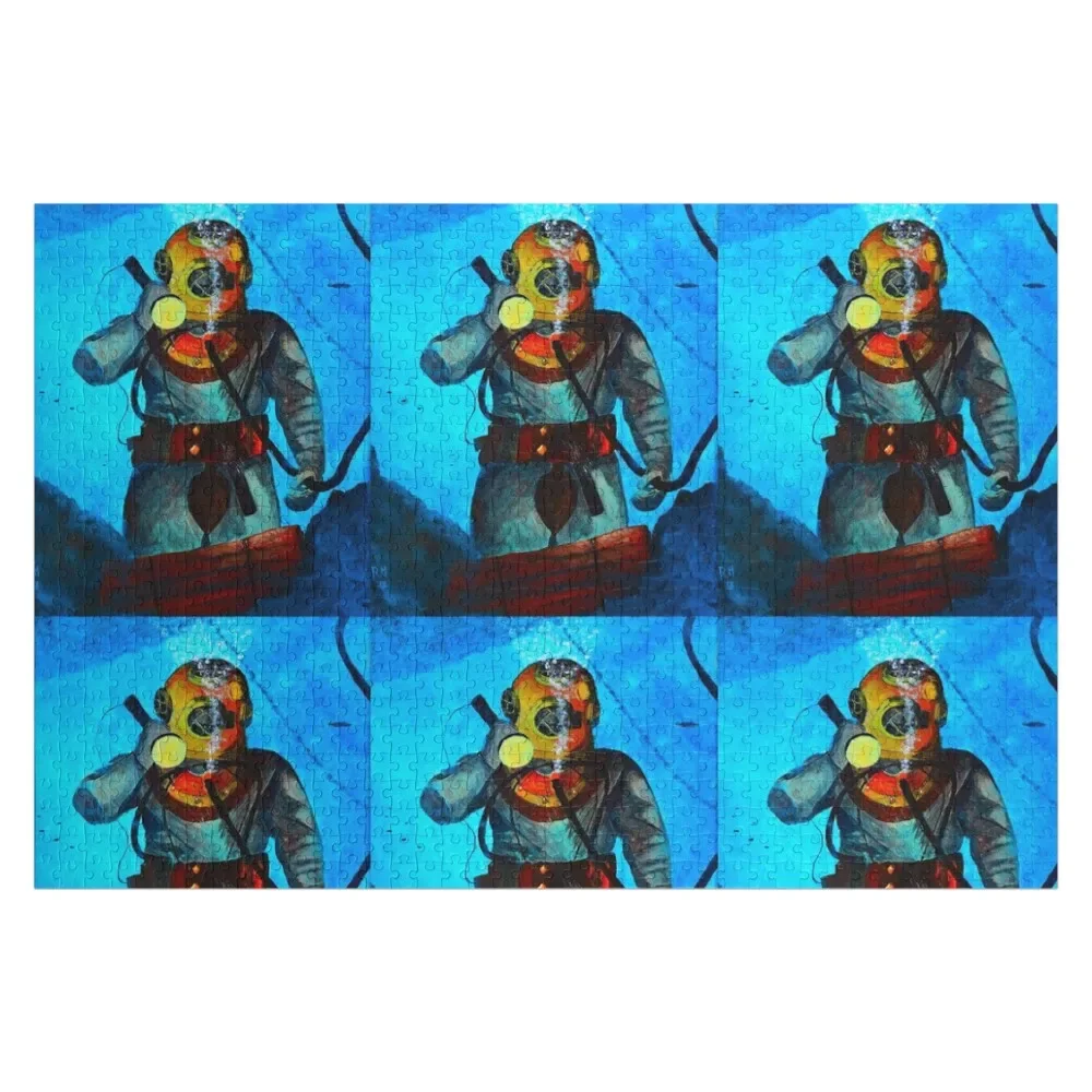 Пазл deep sea diver аниме woodens