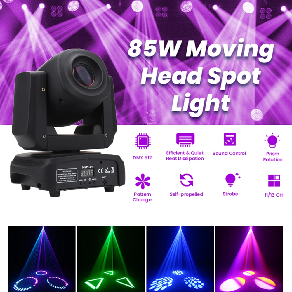 Dj moving head spot light 3 призмы - Фотография_2