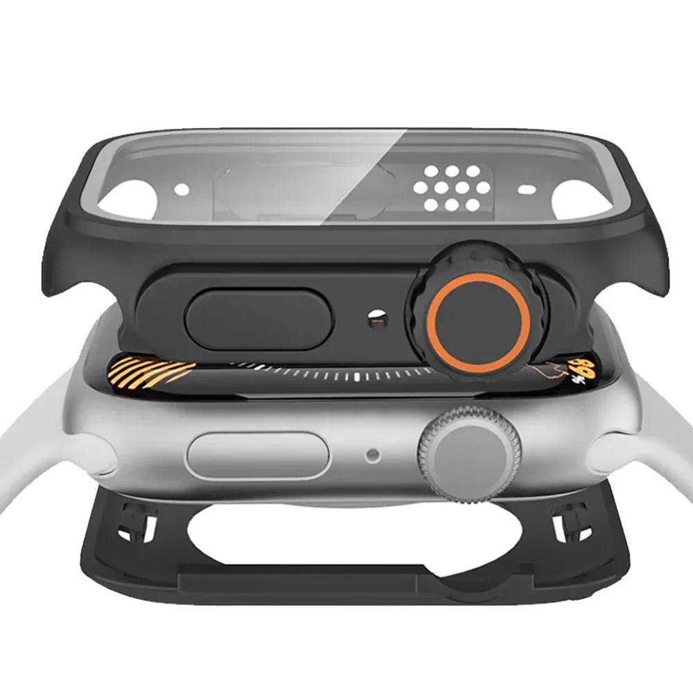 Закаленное стекло + чехол для apple watch - Фотография_4
