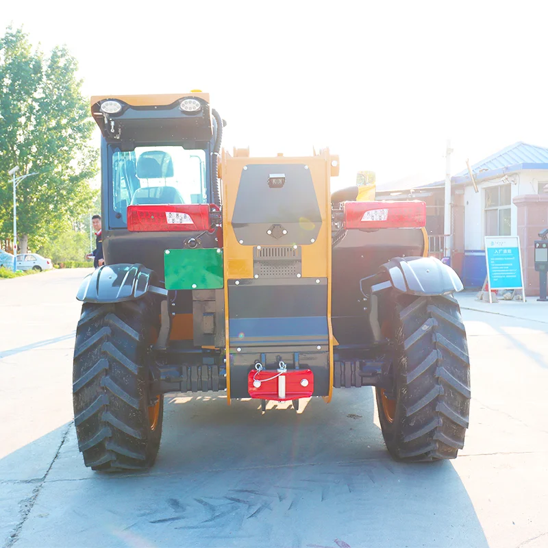 Высококачественный телескопический колесный погрузчик с 4wd boom - Фотография_3