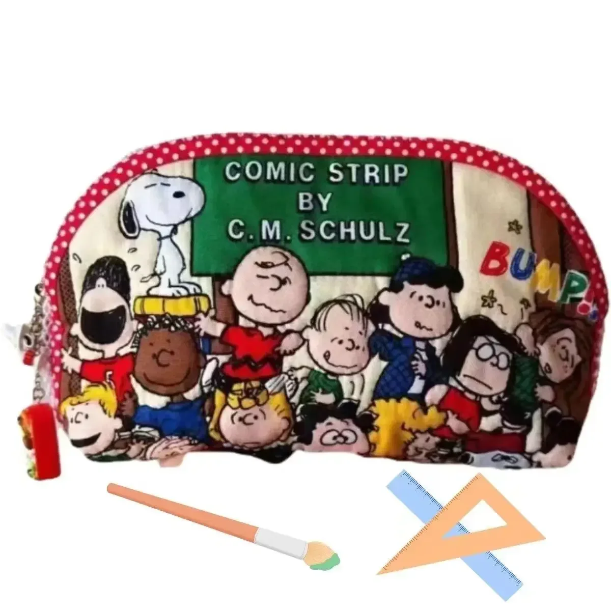 Snoopy мультяшная косметичка на молнии - Фотография_2