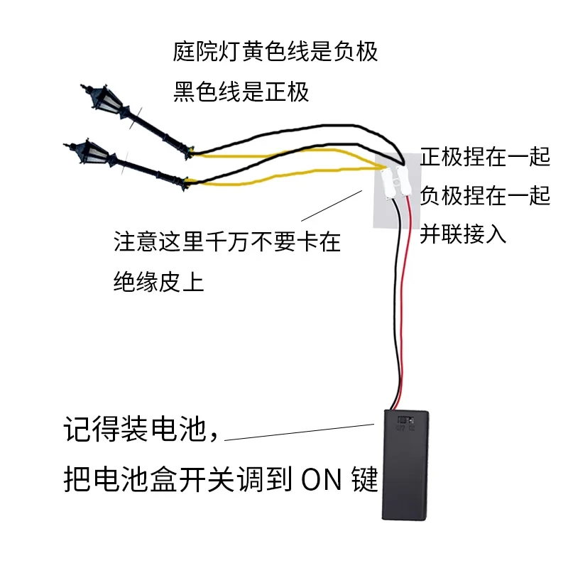Модель фонаря ho n o scale 3v lamppost - Фотография_2