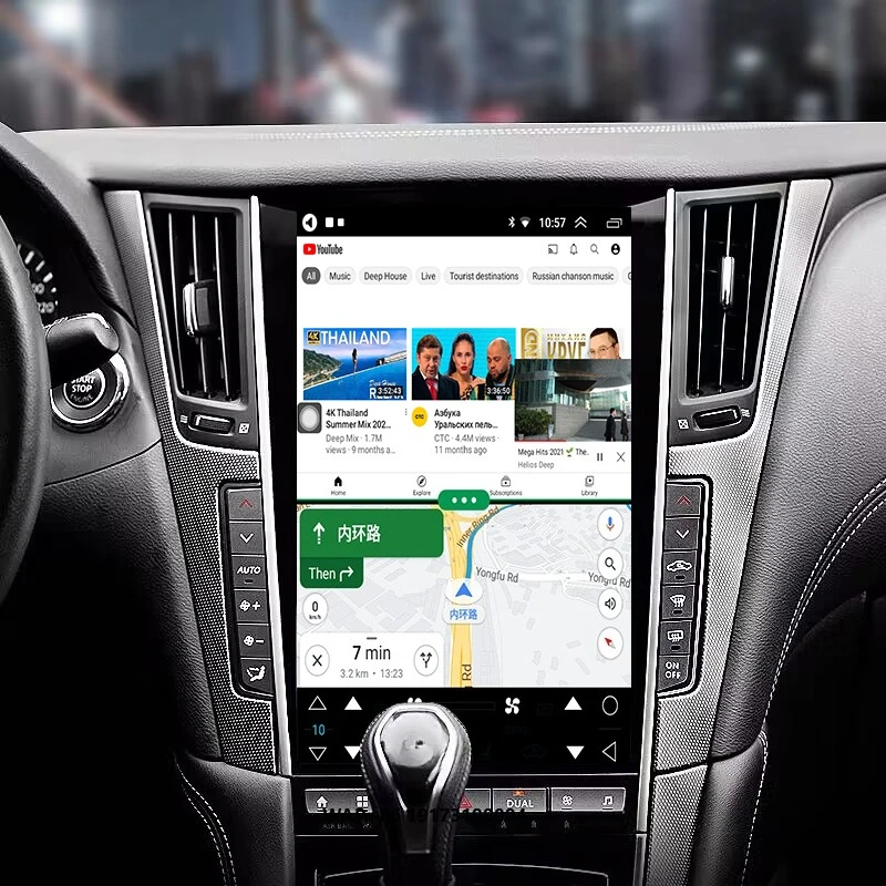 13,6-дюймовый автомобильный видеорадио на базе android