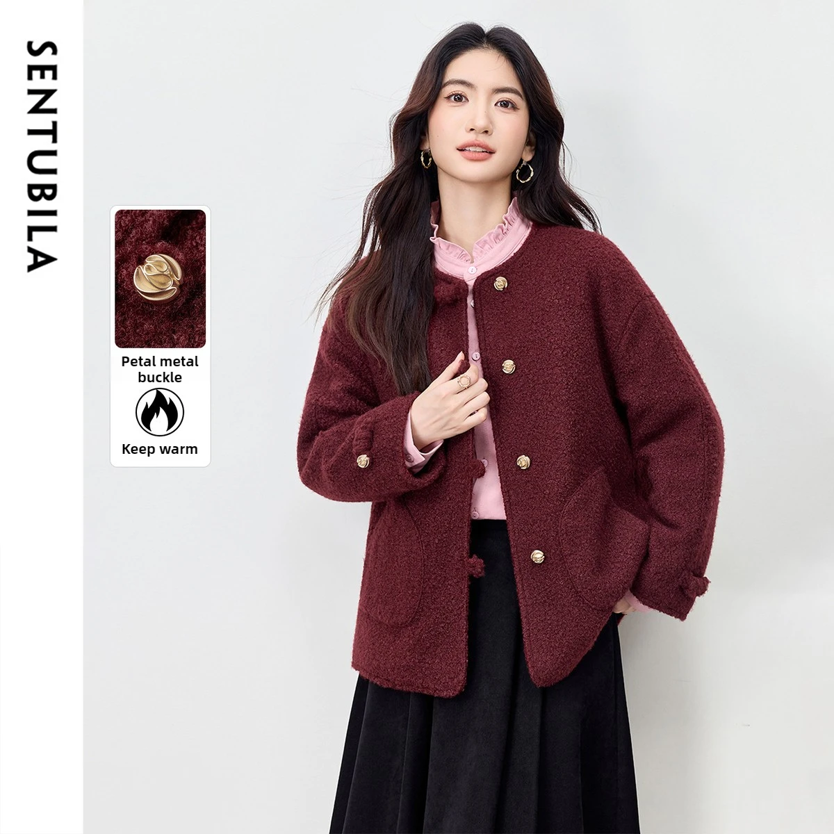 Sentubila женское стеганое пальто