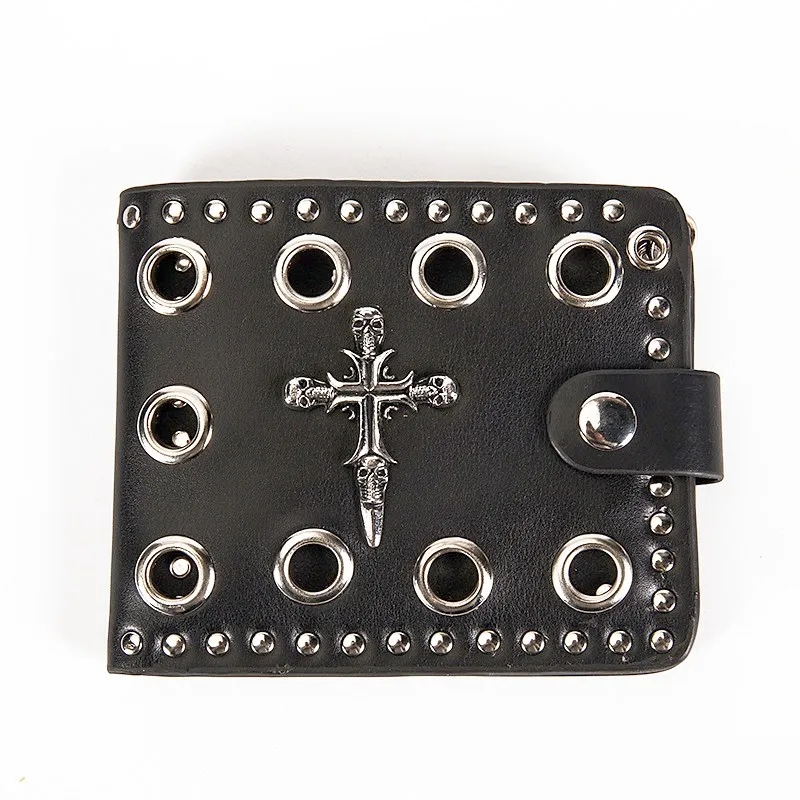 Мужской и женский кошелек-клатч с крестом - Фотография_5