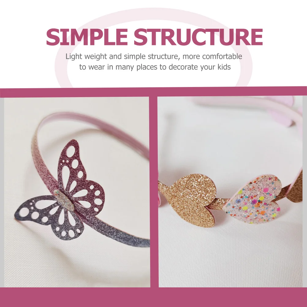 Детская повязка для волос с сердечками - Фотография_5