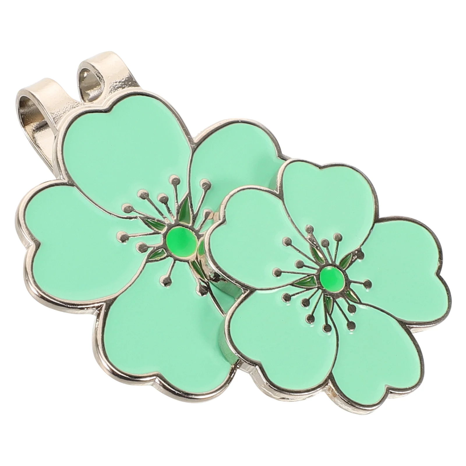 Зажим для шляпы для гольфа в форме цветка - Фотография_5