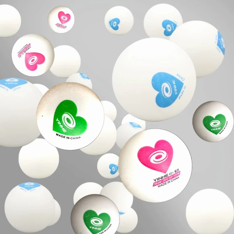 Yinhe шов 40+ мячи для настольного тенниса из абс-пластика