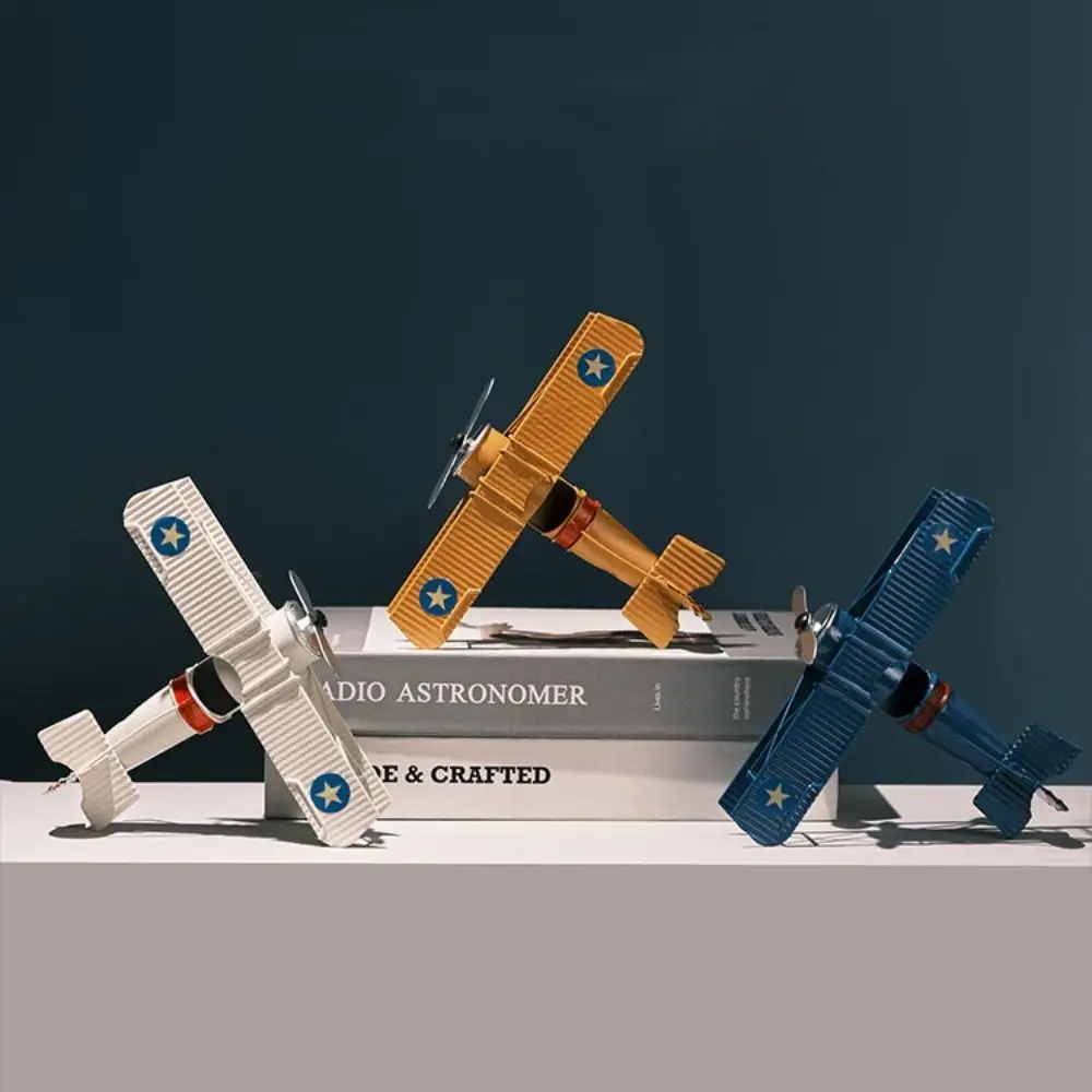 Ретро железная винтажная модель самолета - Фотография_6