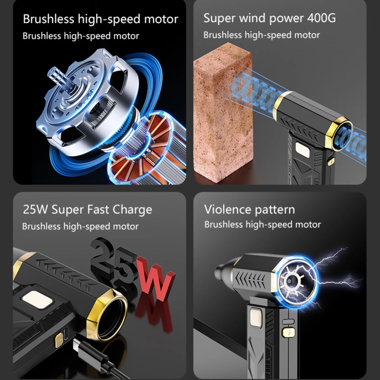 Жестокий вентилятор мощный электрический - Фотография_4