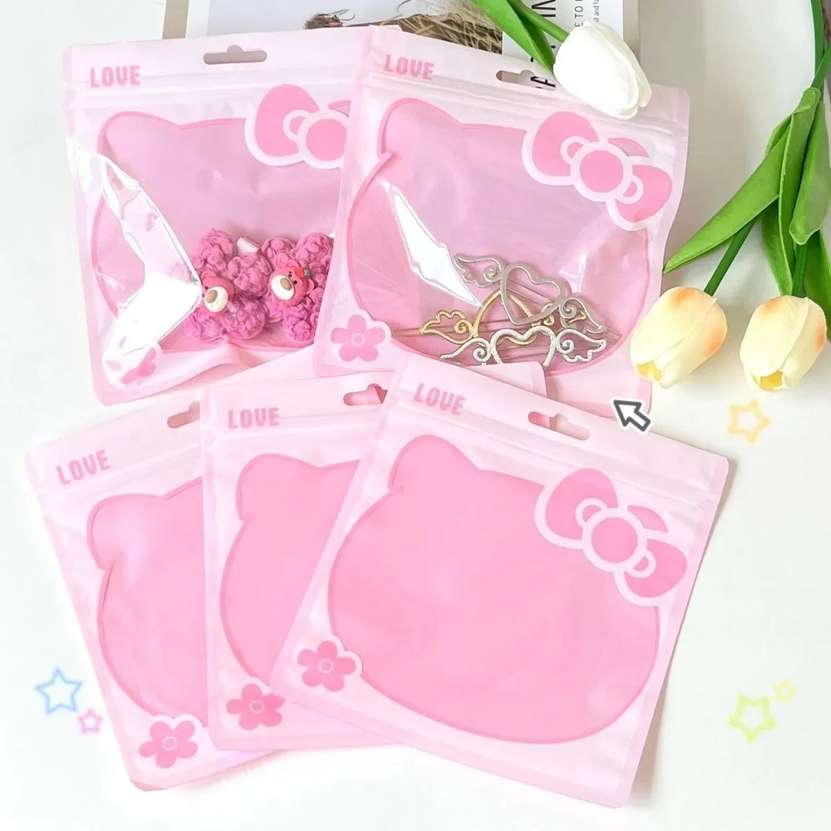 Сумка kawaii hellokittys на молнии - Фотография_2