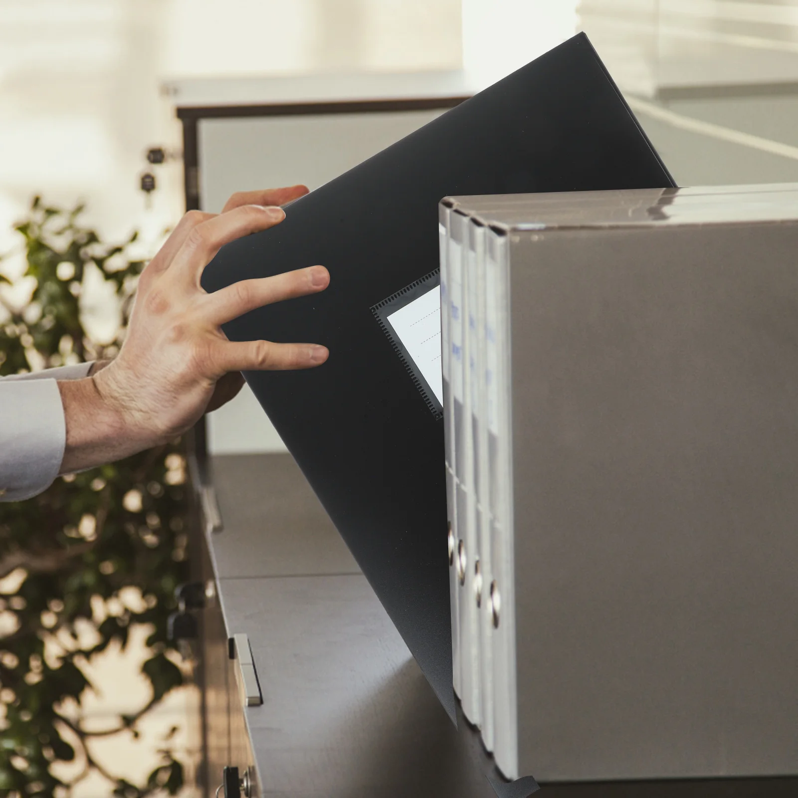 Черный утолщенный а4 пвх водонепроницаемый - Фотография_3