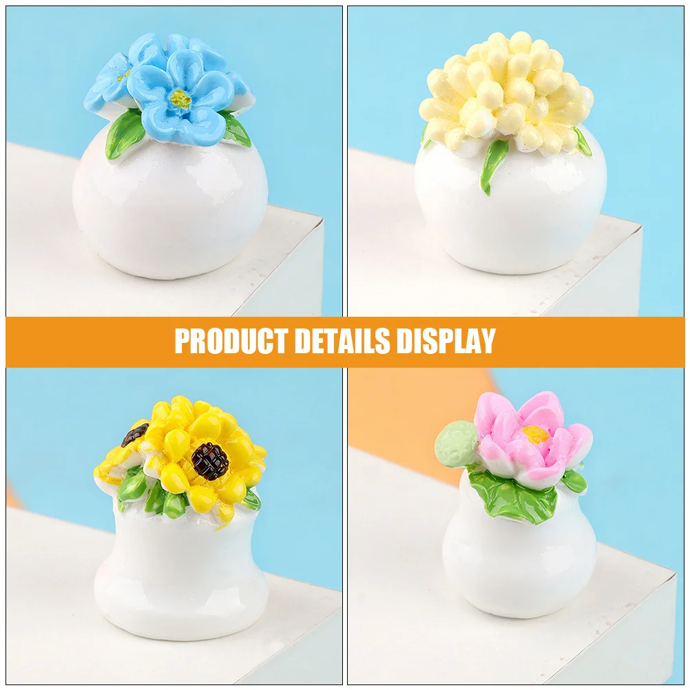 Миниатюрный декор в горшке 10 стилей