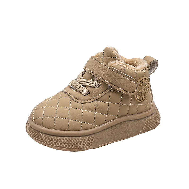 Теплая модная детская повседневная обувь - Фотография_5