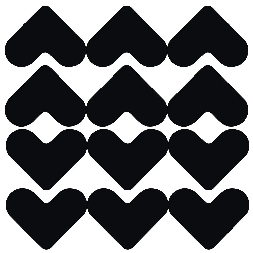 Лента для ковров в форме сердца