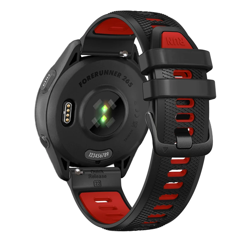 Официальный ремешок 22 мм для garmin forerunner 265 745 255 - Фотография_4