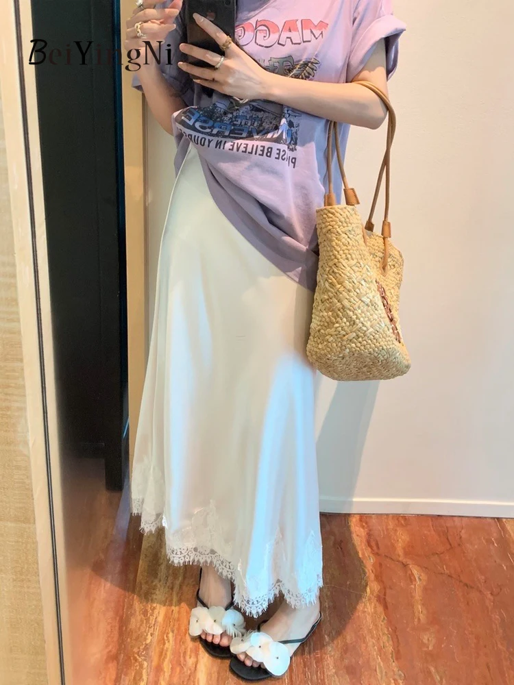 Beiyingni элегантные длинные юбки для женщин - Фотография_2