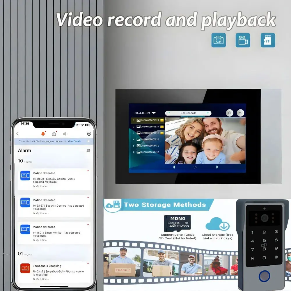 2-проводной smart tuya wi-fi 1080p - Фотография_4