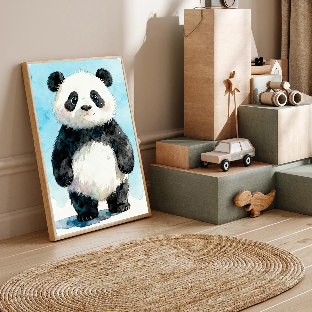Персонализированные детские принты с пандой - Фотография_5