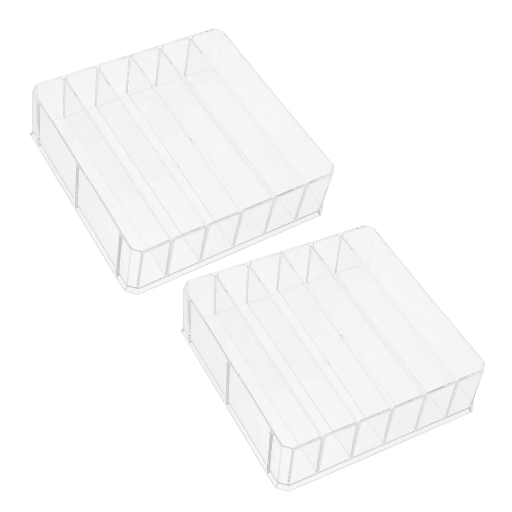 Акриловый органайзер для хранения наличных денег с несколькими сетками - Фотография_3