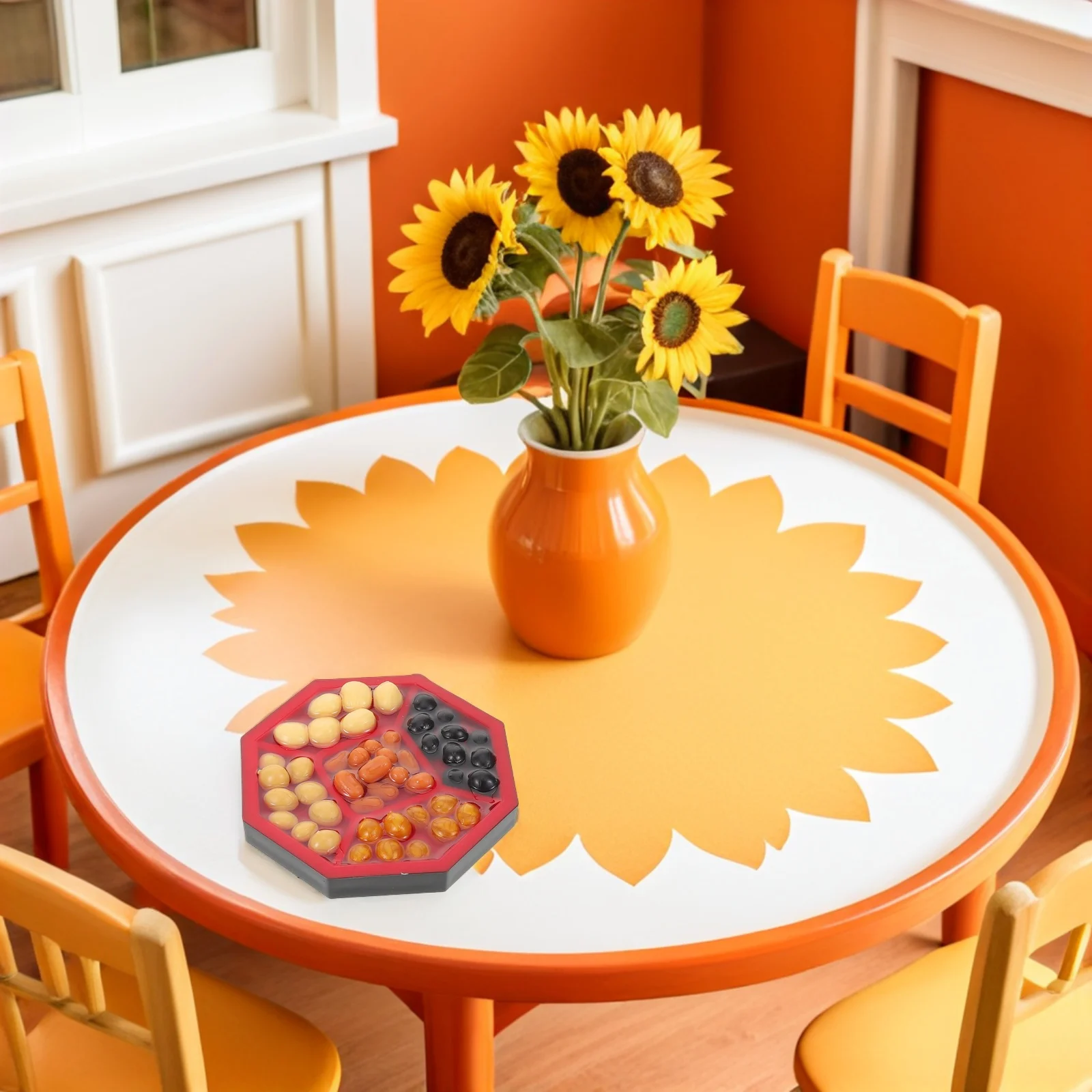 Миниатюрная коробка с фруктовой тарелкой