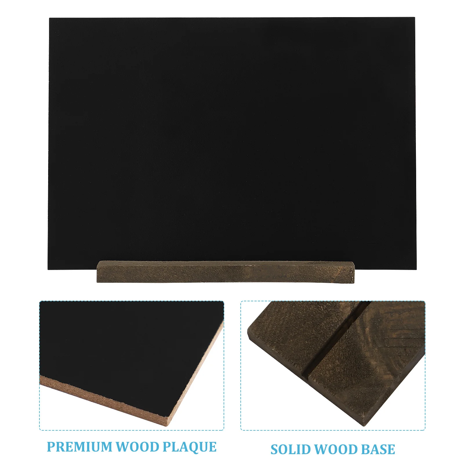 Мини-двусторонняя вывеска для классной доски с деревянной основой - Фотография_4