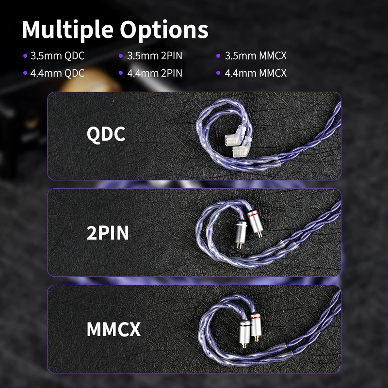 Kbear 4-ядерный 5n hi-fi iem-кабель высокой чистоты - Фотография_3