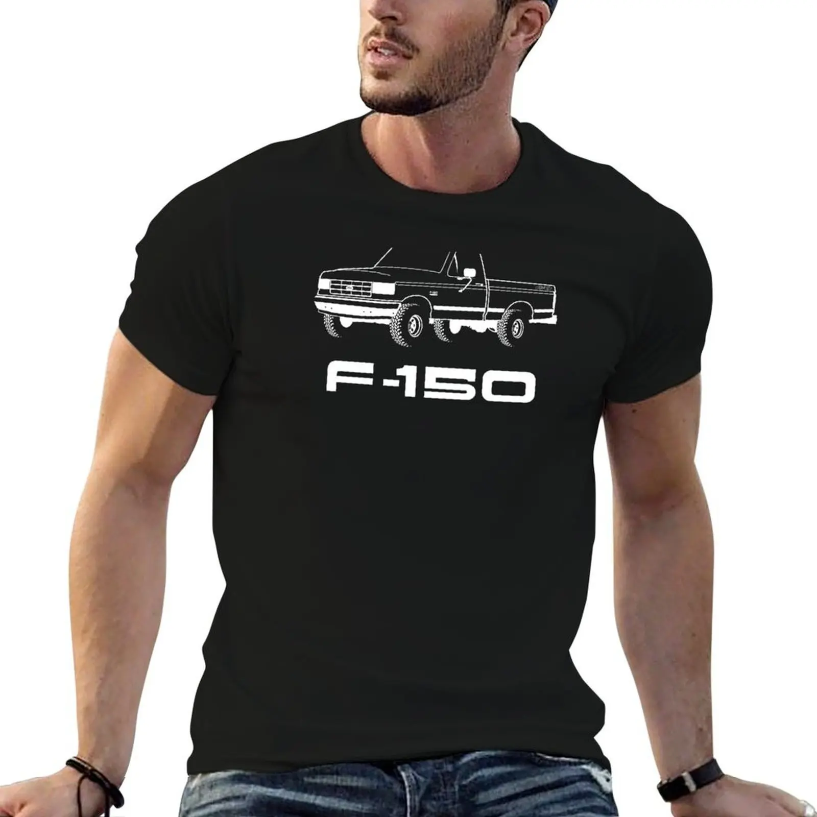 1897-1991 f150 футболка с белым принтом