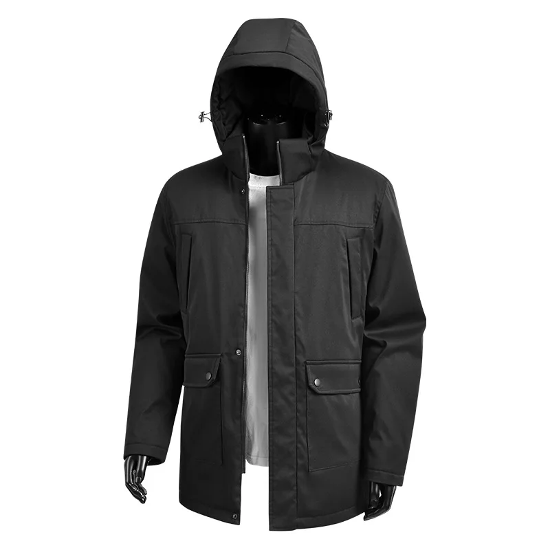 Мужская куртка с капюшоном - Фотография_3