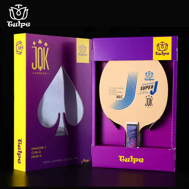 Ракетка для настольного тенниса tulpe j/q/k cypress из углеродного волокна - Фотография_5