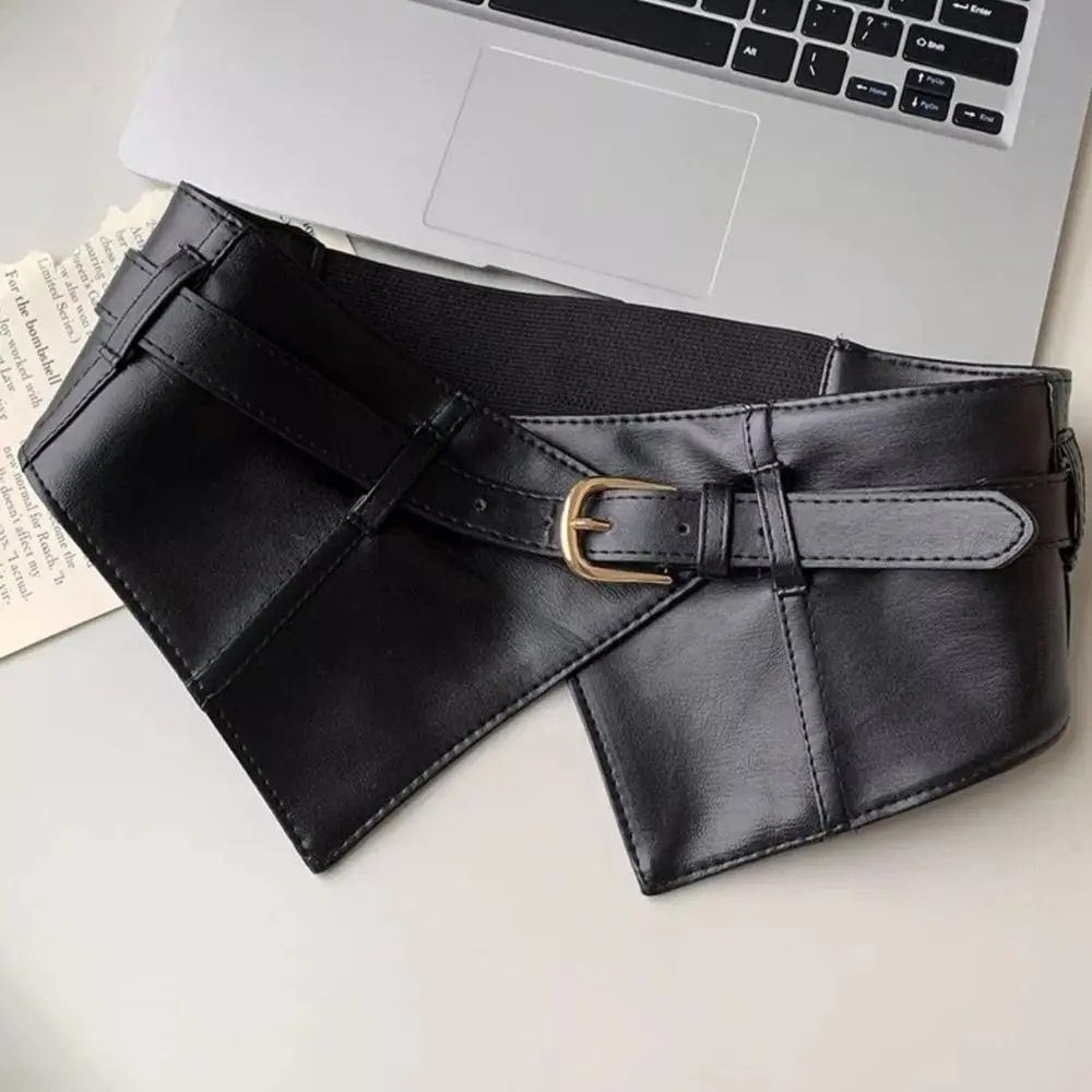 Модные регулируемые эластичные пояса из искусственной кожи - Фотография_3