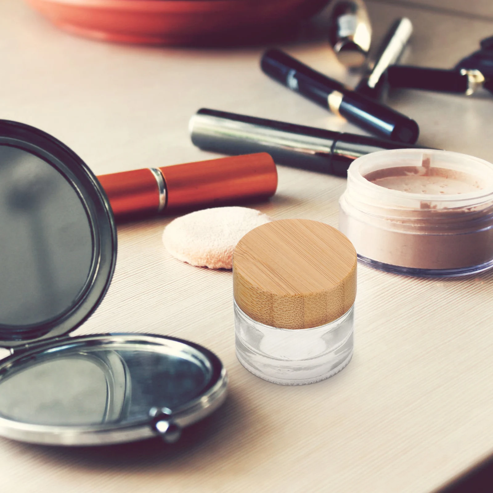 Пустая банка, стеклянная коробка для лосьона