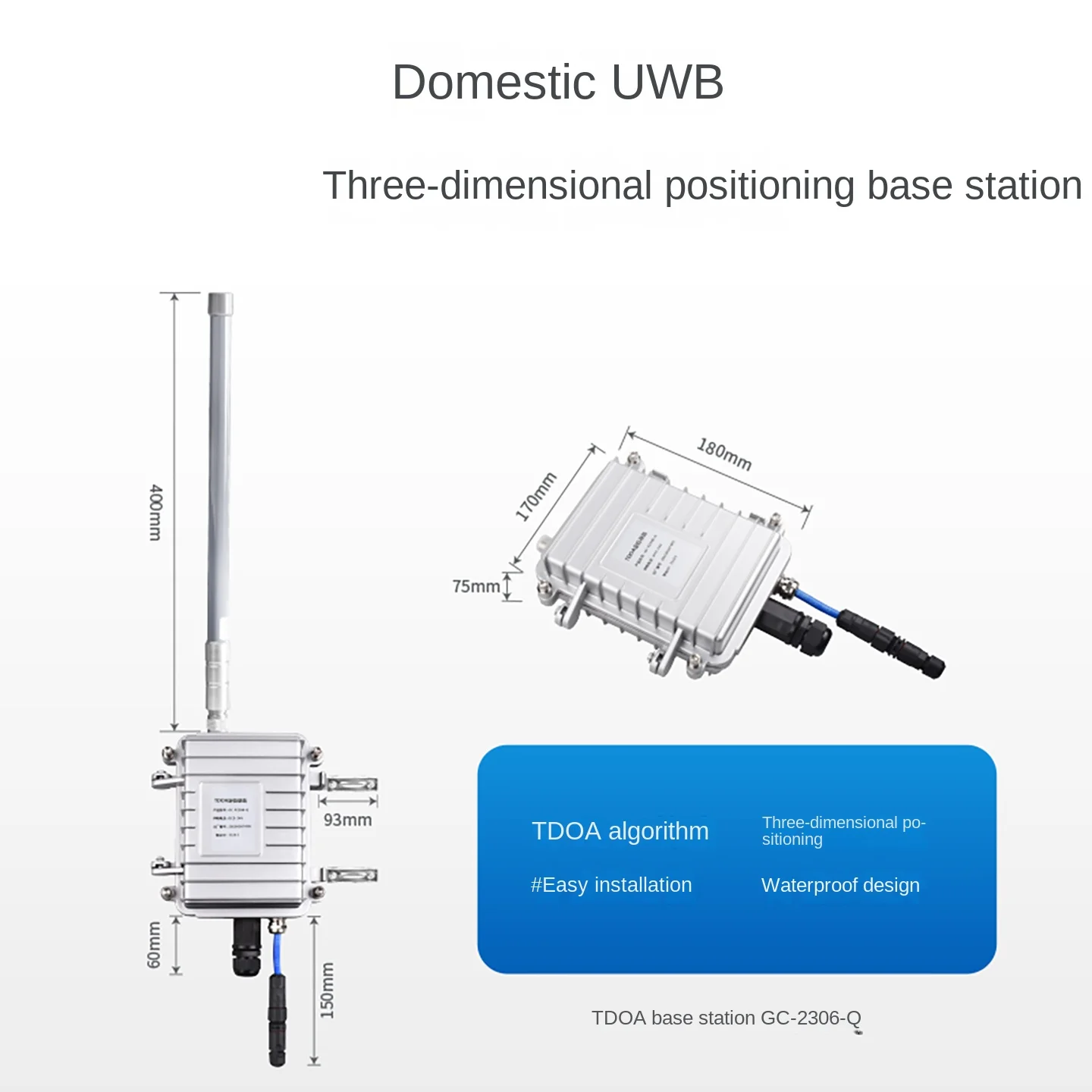 Базовая станция uwb 3d-позиционирования алгоритм tdoa - Фотография_2
