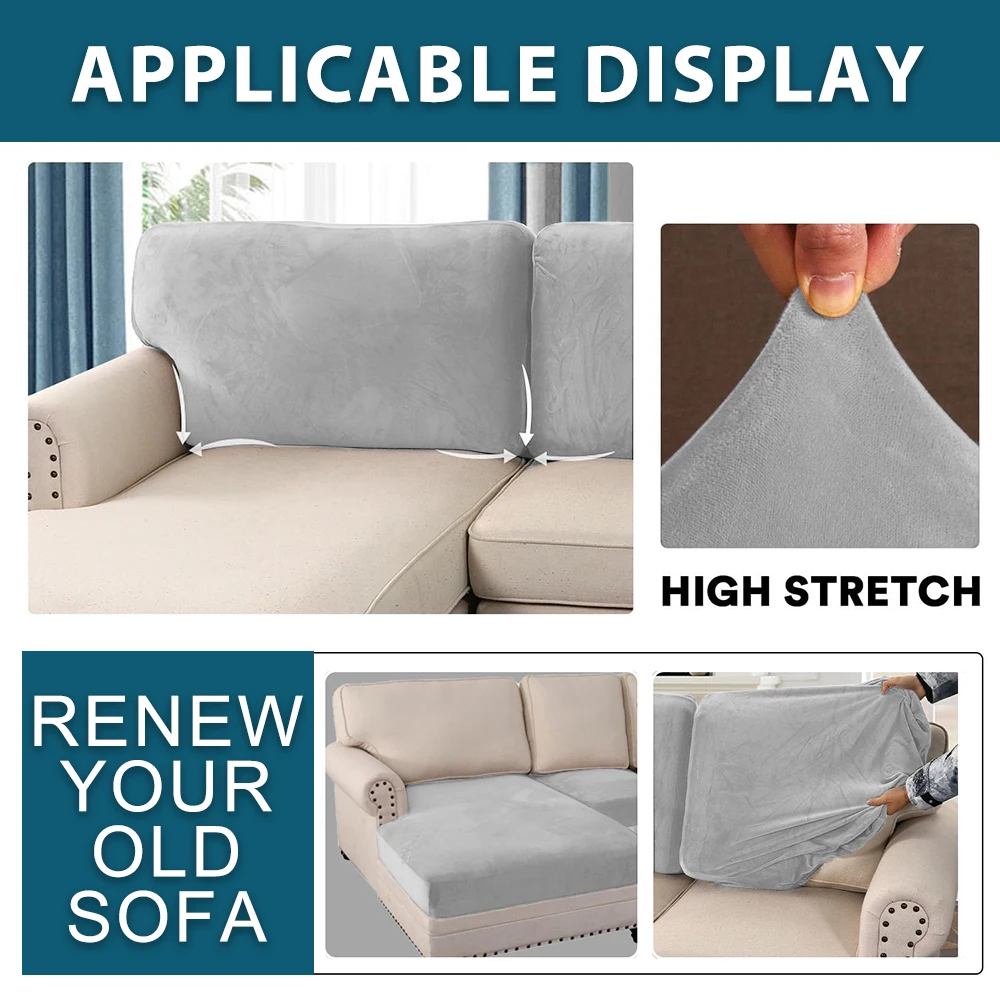 Brhuixue бархатные чехлы для диванных подушек для гостиной - Фотография_5