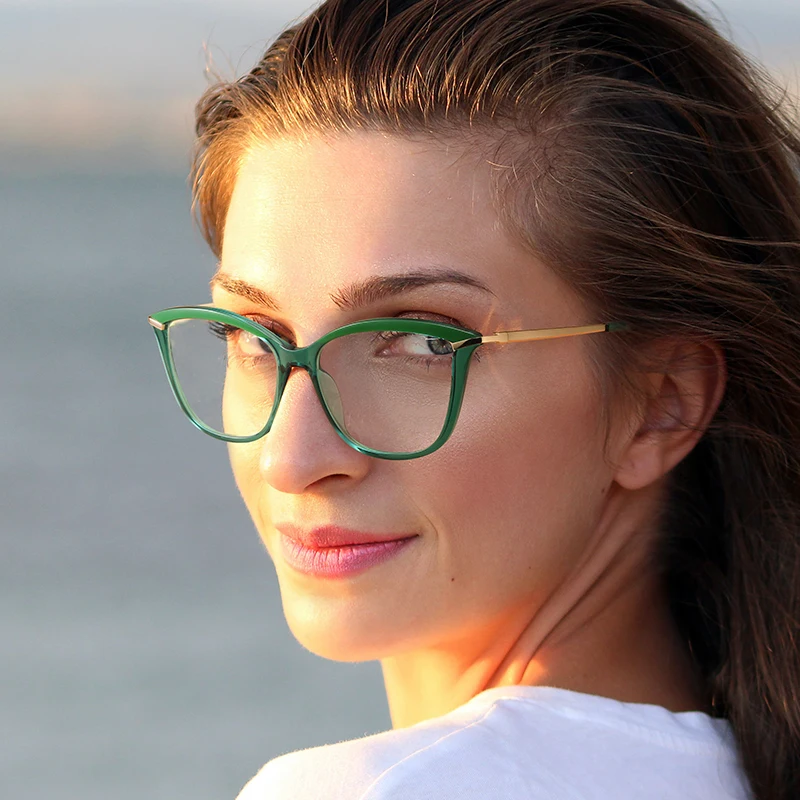 Jmisus ацетатные очки ручной работы cateye - Фотография_2