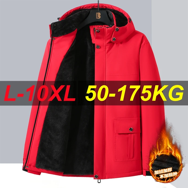 10xl 9xl зимние мужские парки флисовые