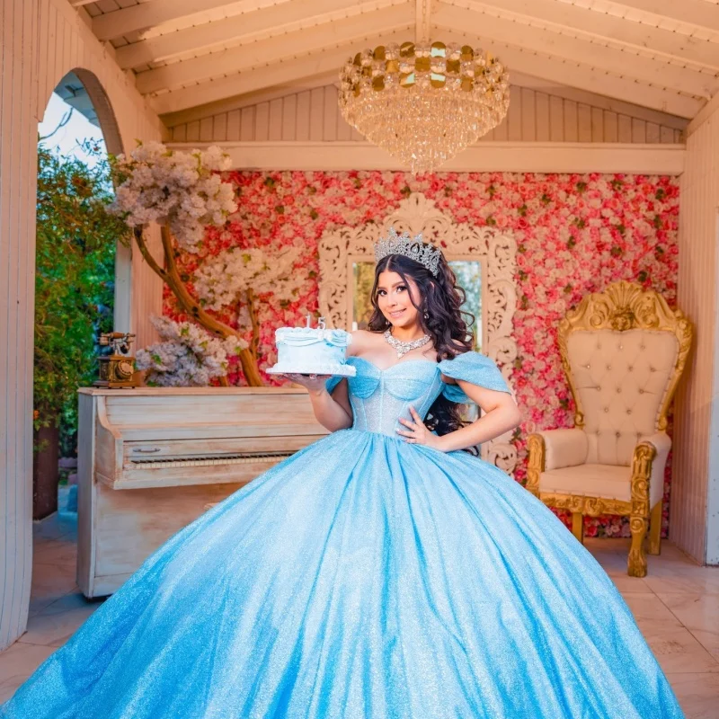 Блестящее персиково-розовое платье - Фотография_2