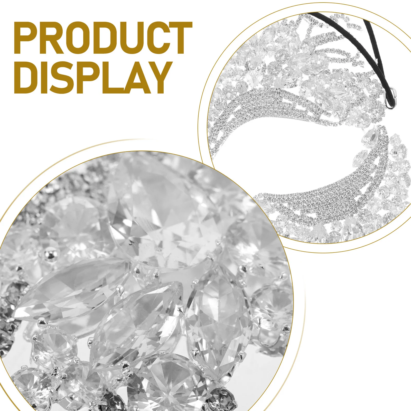 Маскарадная маска со стразами - Фотография_5