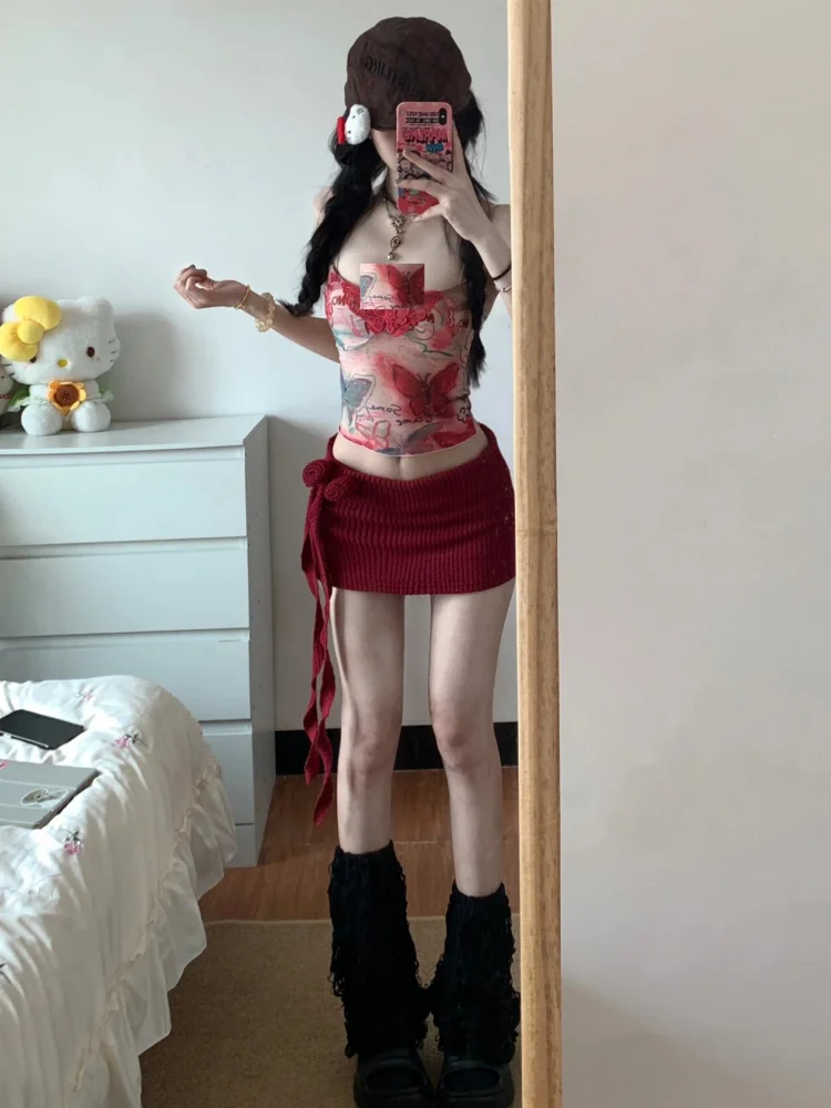 Женский комплект из двух предметов y2k - Фотография_2